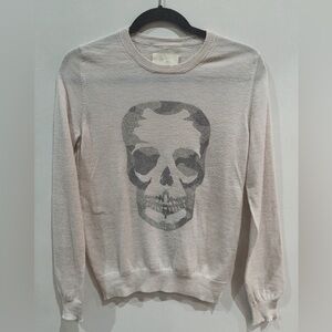 Zadig & Voltaire Cream Skull Sweater